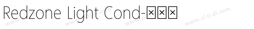 Redzone Light Cond字体转换 Redzone Light Cond字体转换